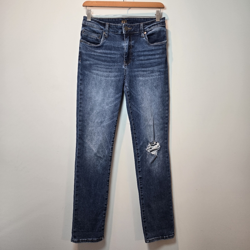 Kut From The Kloth Jeans Women's 4  High Rise Boyfriend Denim